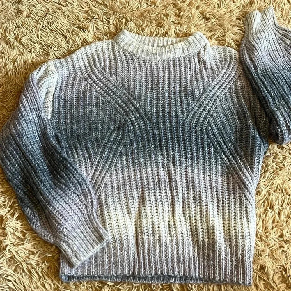 Ombre blue sweater